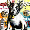 tableau original bouledogue français