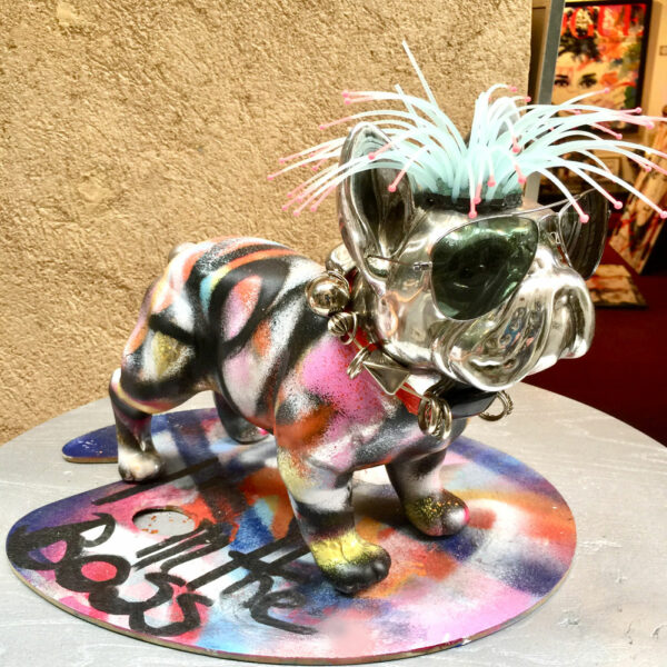 Sculpture originale Bouledogue Français