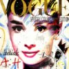 Audrey Hepburn Tableau Pop art
