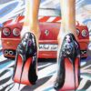 Tableau Pop art Ferrari