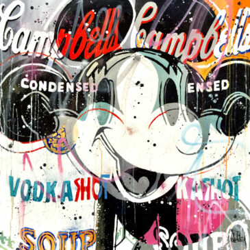 Tableau Pop art Mickey Mouse