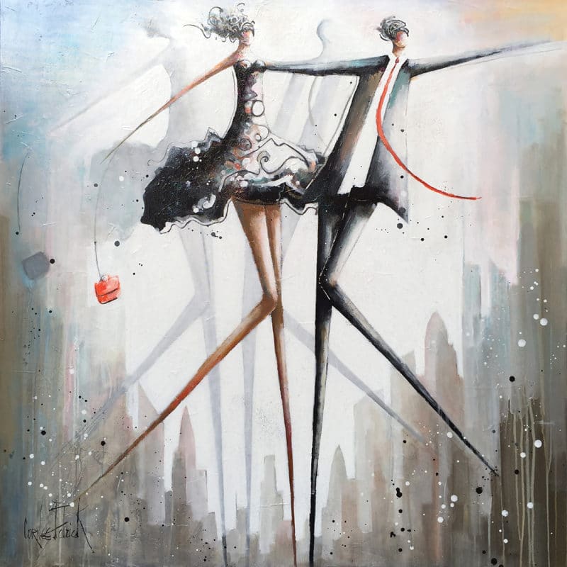 Peinture originale danseurs