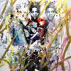 Tableau Pop art Basquiat et Warhol