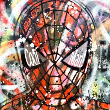 Tableau Pop art Spiderman