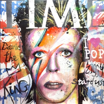 Tableau Pop art David Bowie