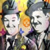 Tableau Pop art Laurel et Hardy