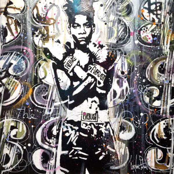 Tableau Pop art Jean Michel Basquiat
