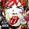 Tableau Pop art Mick Jagger