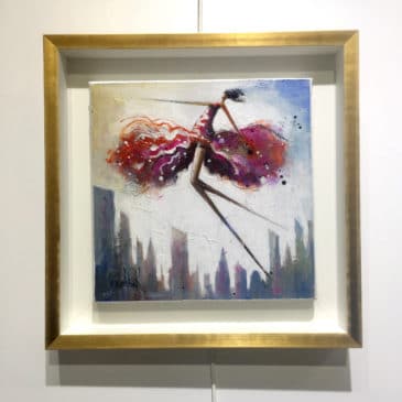 Tableau danseuse encadrée