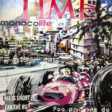 Tableau Pop ART Betty Boop à Monaco