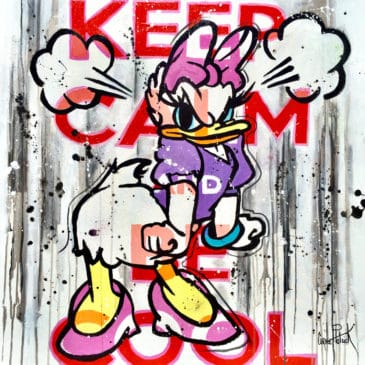 Tableau Pop art Daisy Duck