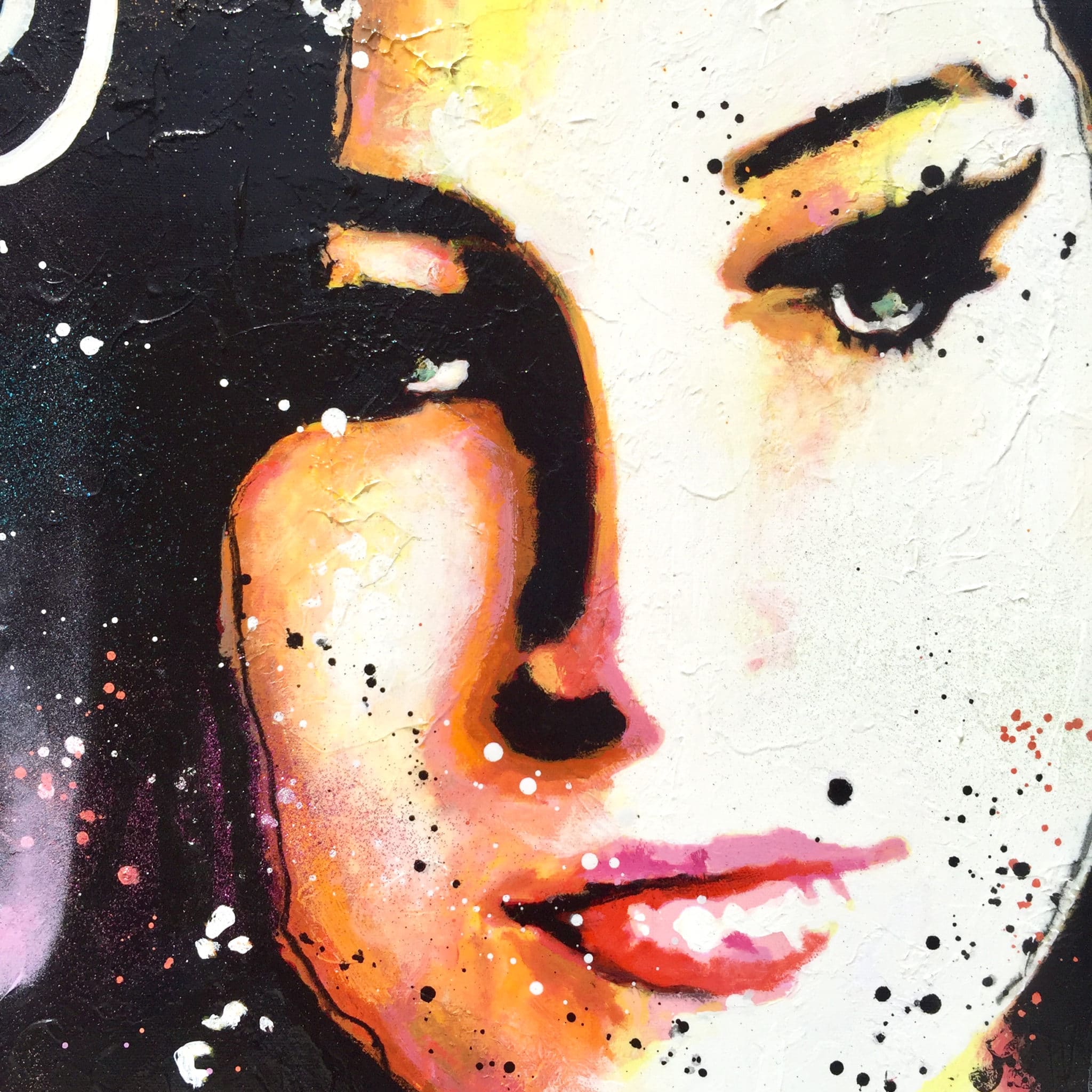 Tableau pop art Amy Winehouse - Galerie d'art en ligne – Patrick Cornée