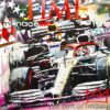 Peinture Pop art Formule 1 grand prix de Monaco