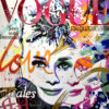 Tableau pop art Audrey Hepburn