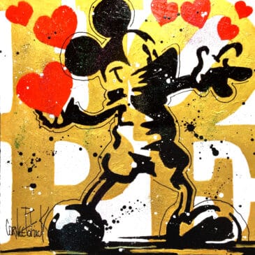 Pop art painting Mickey
