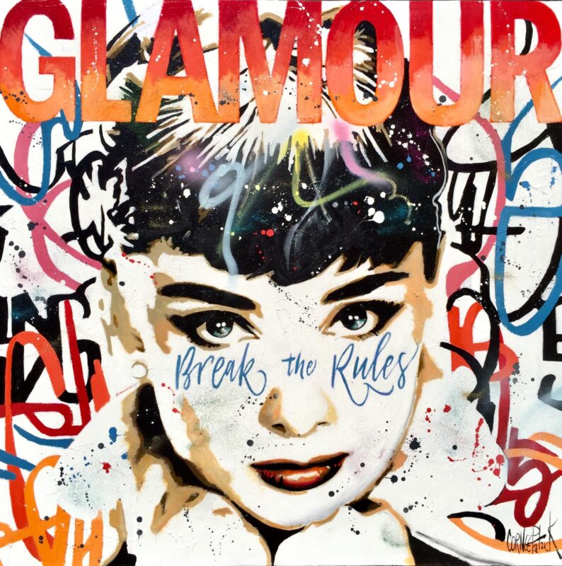 Tableau Pop art Audrey Hepburn