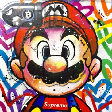 Tableau Pop art Mario