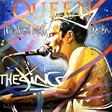 Tableau pop art Freddie Mercury