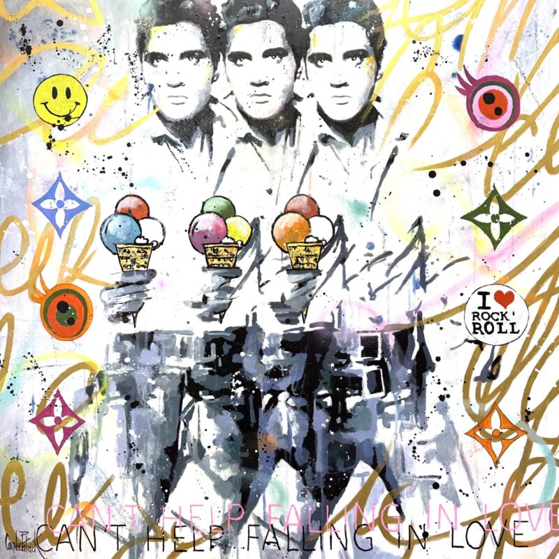 Tableau pop art Elvis Presley