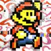 Tableau Super Mario Bros pixel, Supreme