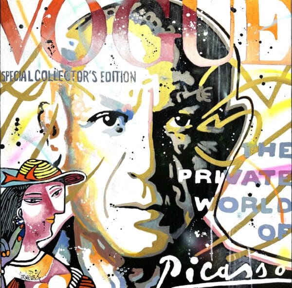 Tableau pop art Pablo Picasso