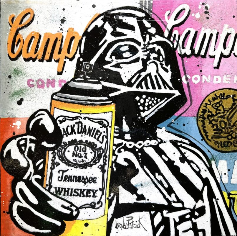 Star wars, peinture pop art