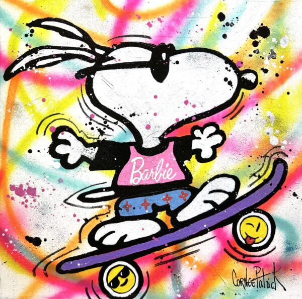 Tableau Pop art Snoopy