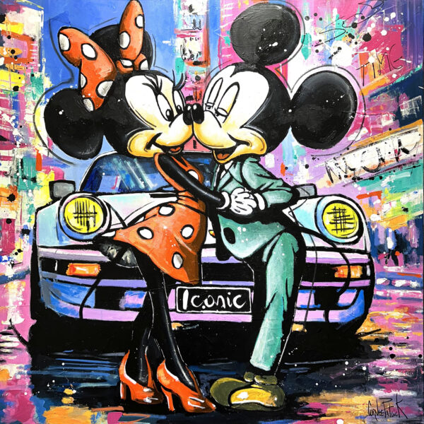 Minnie and Mickey, a date in Time Square