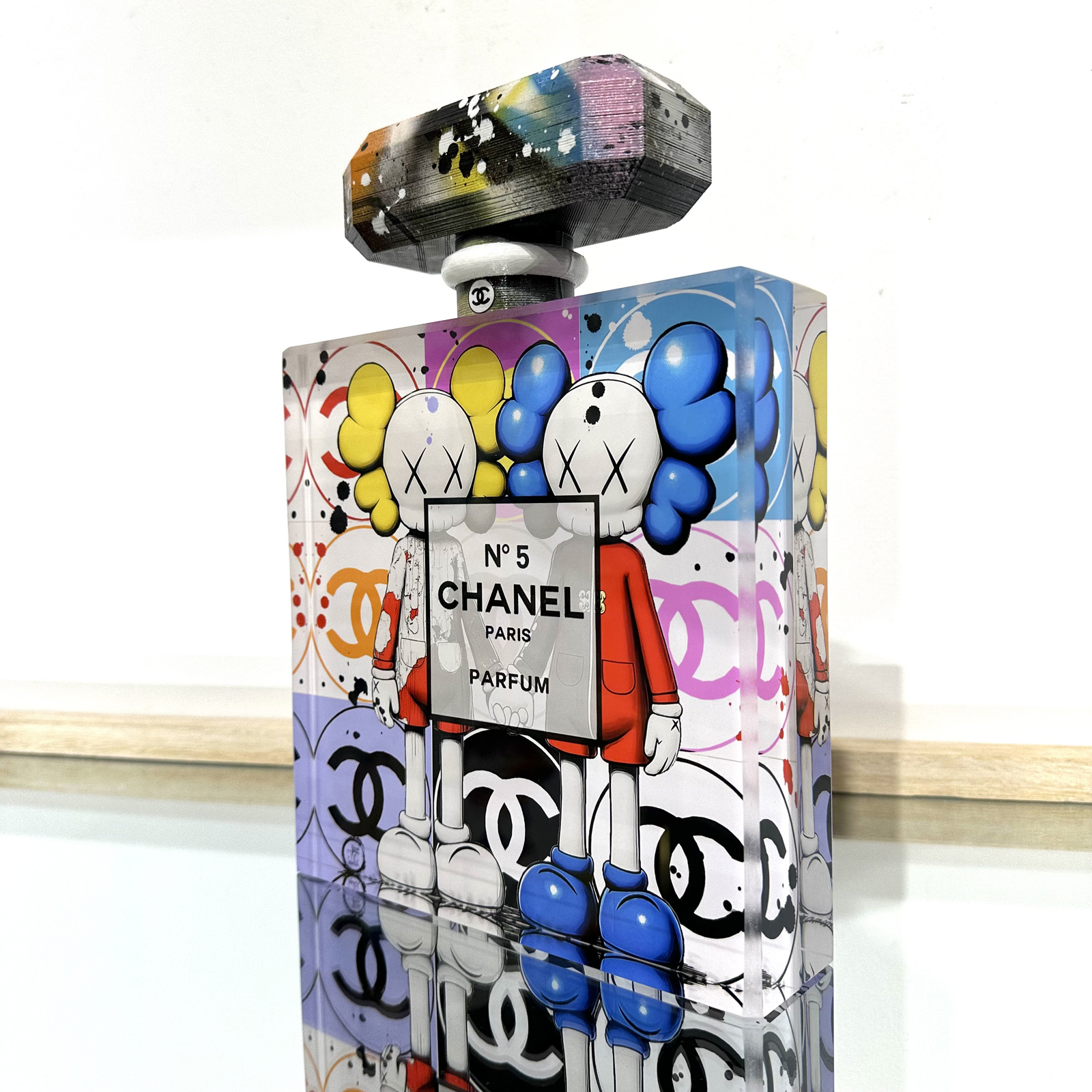 Bouteille Chanel n°5, l'amour fou
