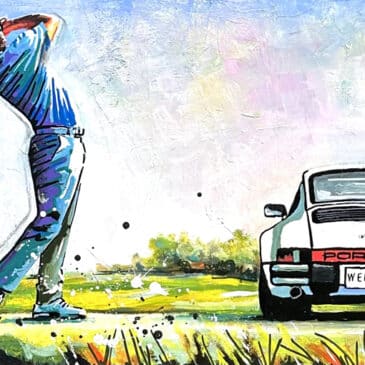 Ma Porsche, mon golf, mon weekend et moi