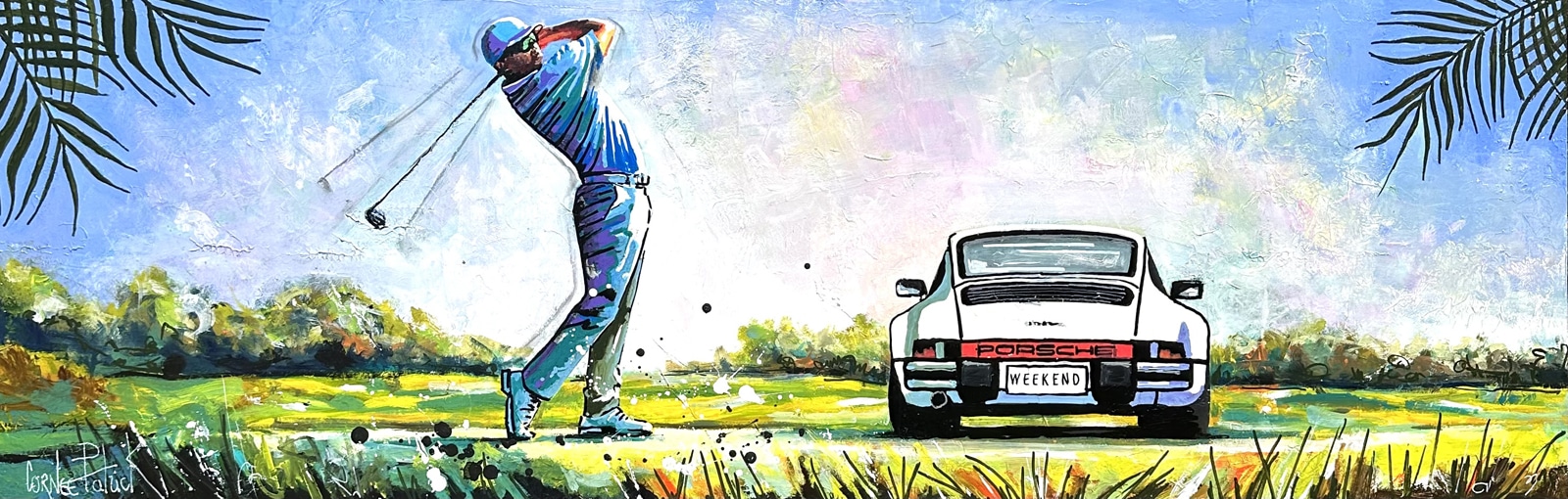 Ma Porsche, mon golf, mon weekend et moi