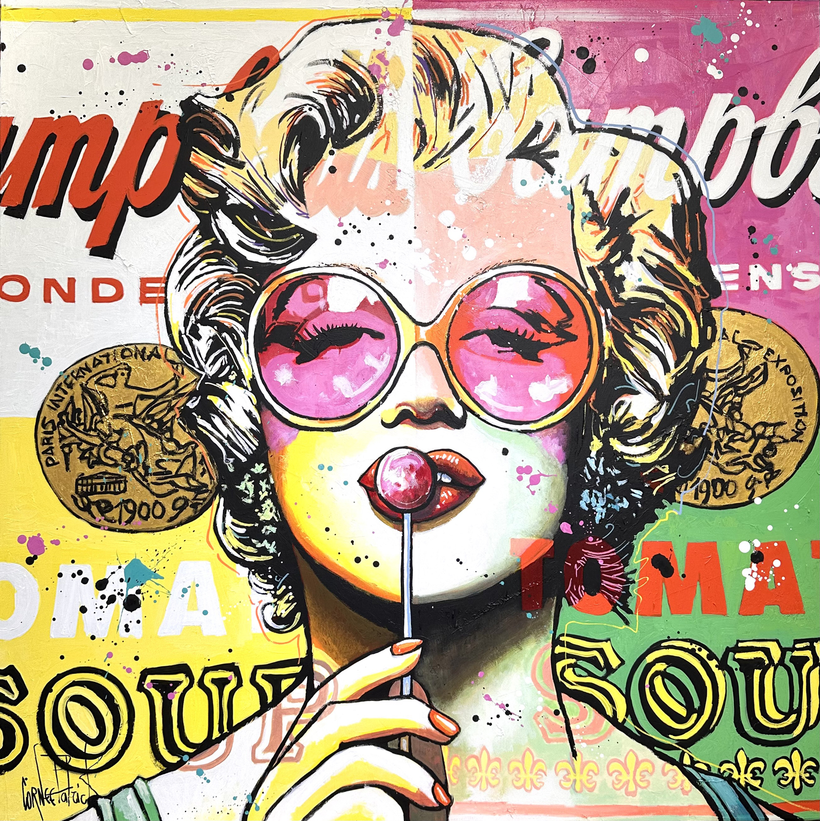 Marilyn Monroe, Iconic with a lollipop