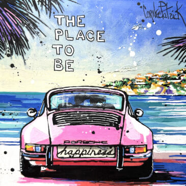 Two lovers in a Porsche, the place to be