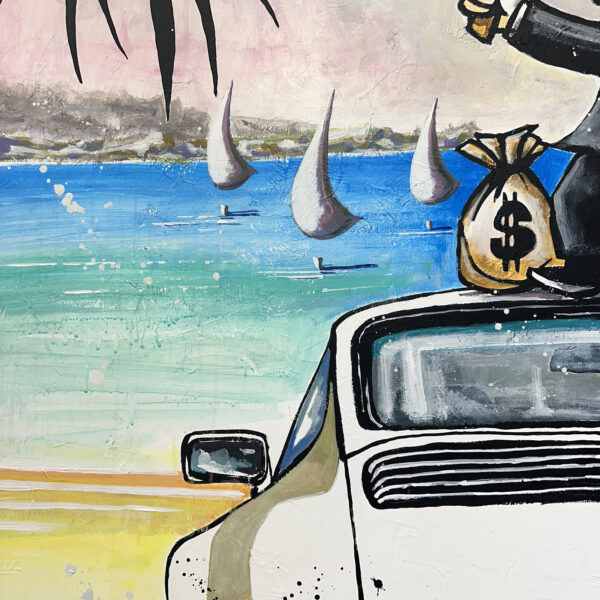 Mr Monopoly et sa Porsche 911 sur la côte d'Azur – Image 5