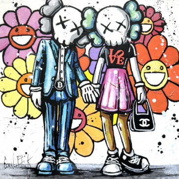 Kaws is in LOVE
