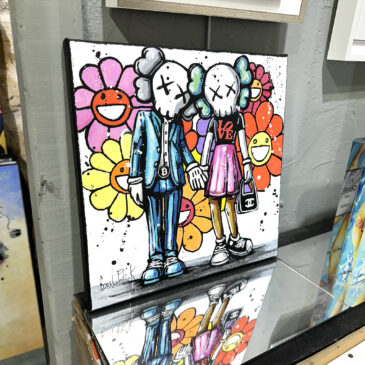 Alternative view of Kaws is in LOVE