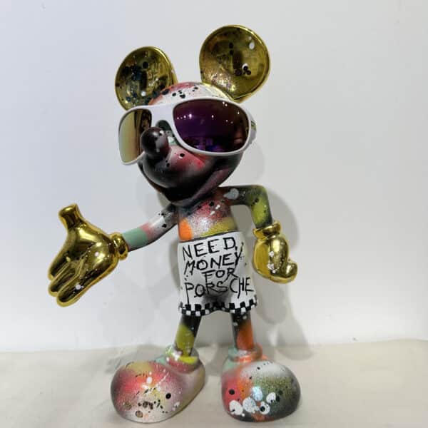 Mickey Mouse, need Money for Porsche