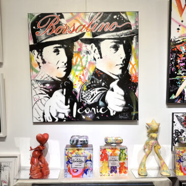 Alternative view of Jean Paul Belmondo et Alain Delon, Borsalino