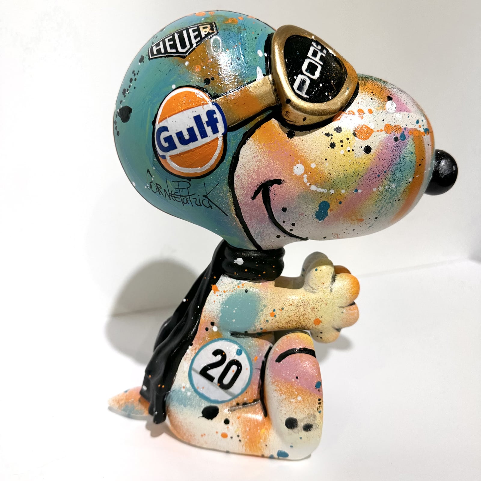 Snoopy is a fan of Steve McQueen