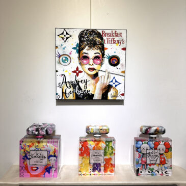 Alternative view of Audrey Hepburn pop, breakfast at Tiffany's